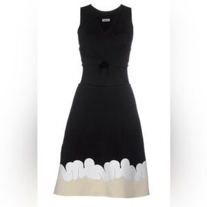 Issa London Martine Wrap Cutout Scuba Dress Medium